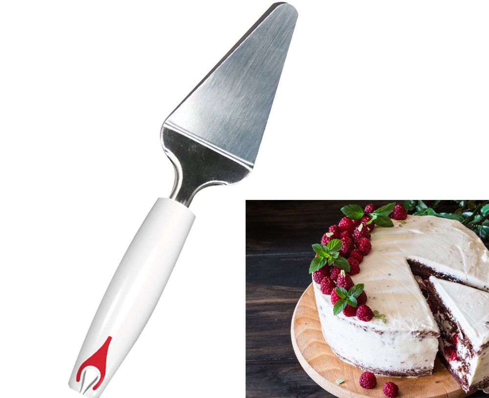 Cake Slicer Spatula Cake, White