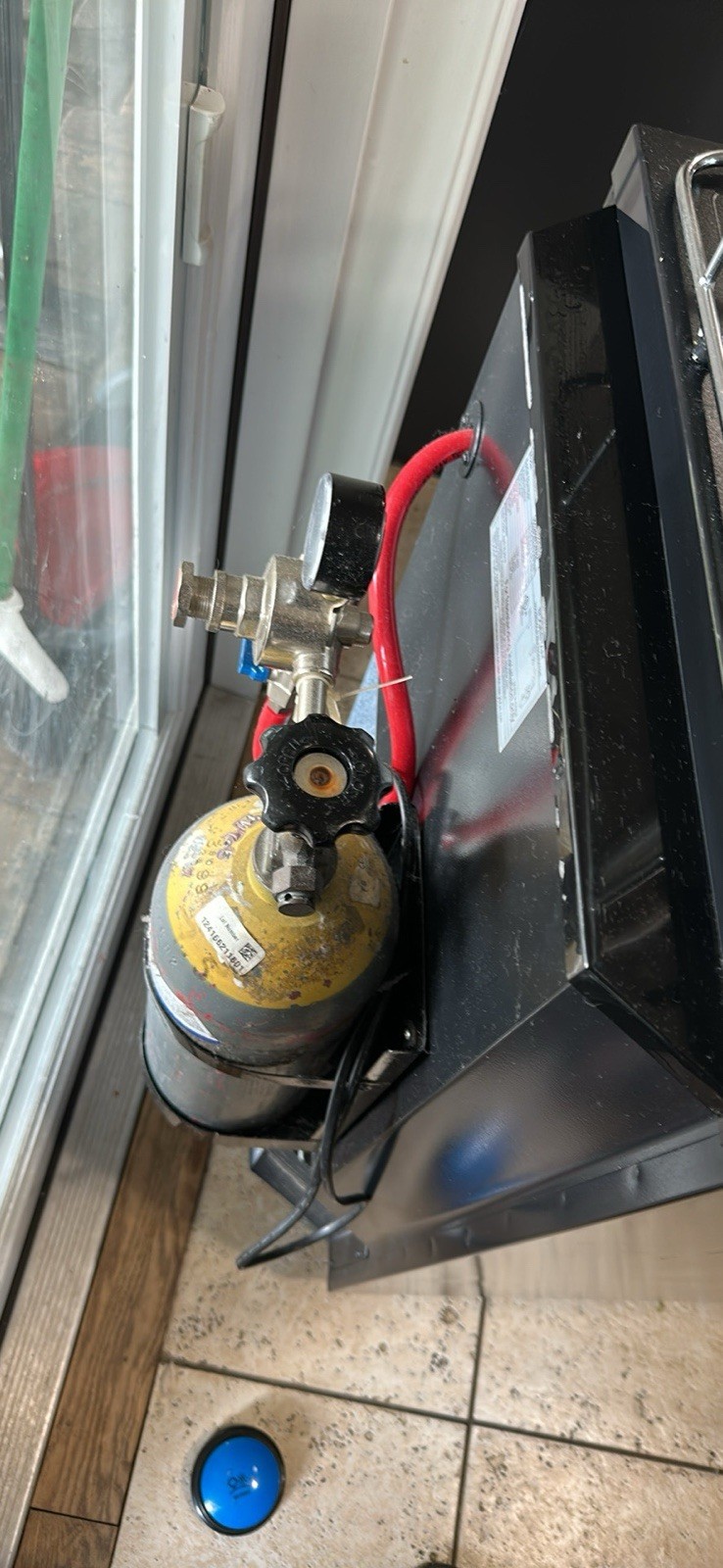 Double Tap Edgestar Kegerator With One Keg.