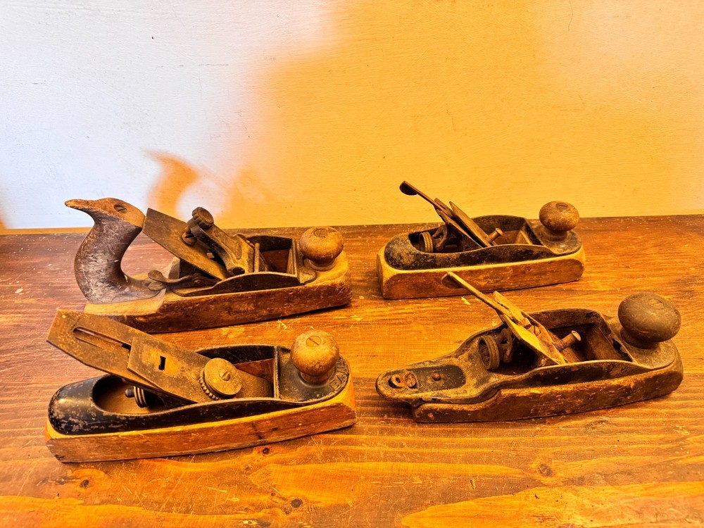 Stanley Rule & Level, Liberty Bell Transitional Smoothing Planes Woodwork Tools