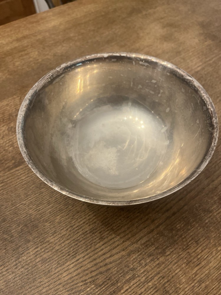 Small Silver Decorative Bowl