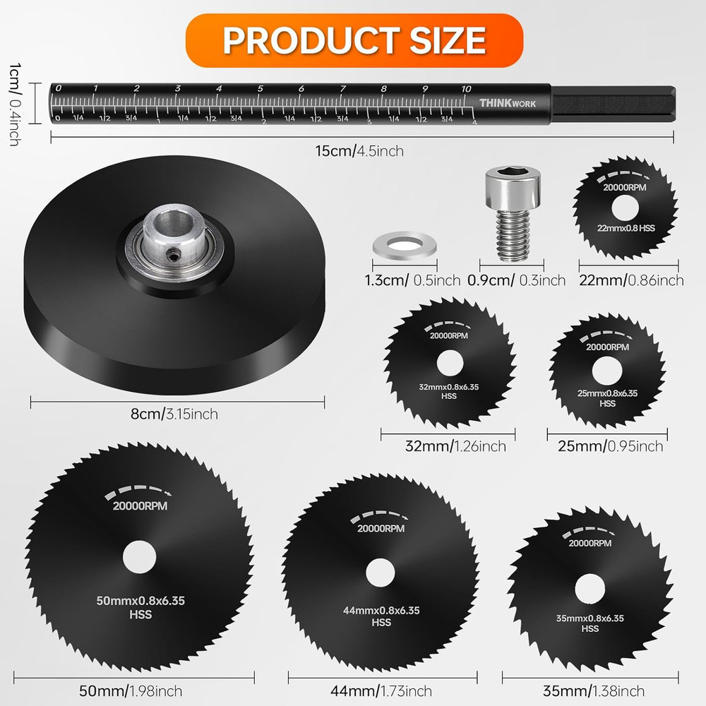 inside Pipe Cutter for PVC Pipe, Cutter Tool Set with Scale - Adjustable Depth G