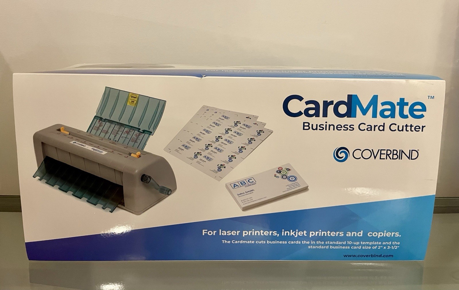 Cardmate Business Card Cutter 04CARDMATE desktop manual NEW SEALED