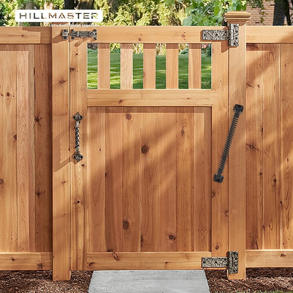 12" Gate Spring Self Closing Outdoor Door Spring Automatic Gate Closure Hardw...