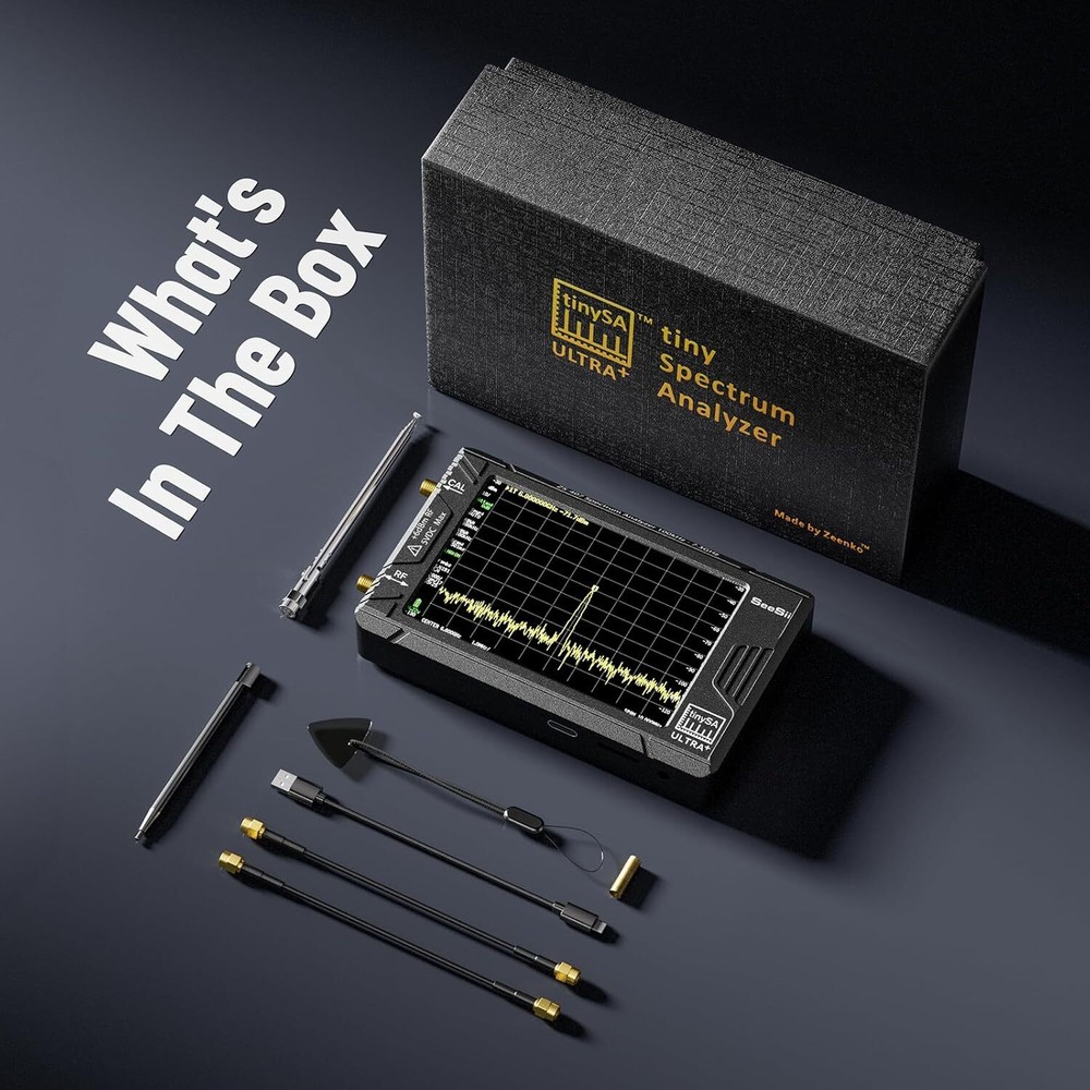 100kHz-7.3GHz Spectrum Analyzer Tiny Frequency Analyzer 2-in-1 Signal Generator