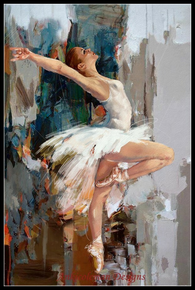Chart Needlework Embroidery DIY - Counted Cross Stitch Pattern - Ballerina III