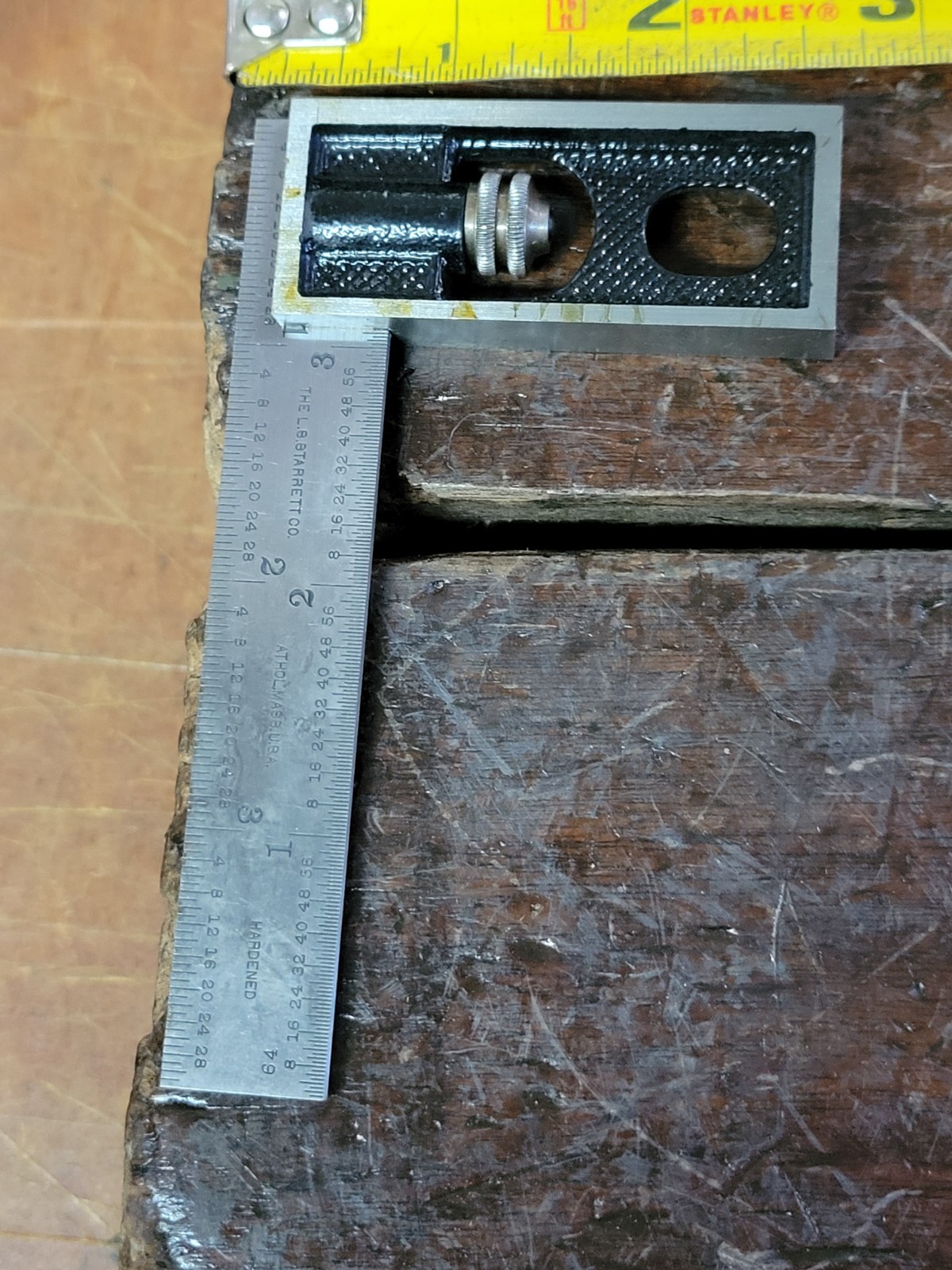 Starrett Number 13A, 4" Double Square In Box