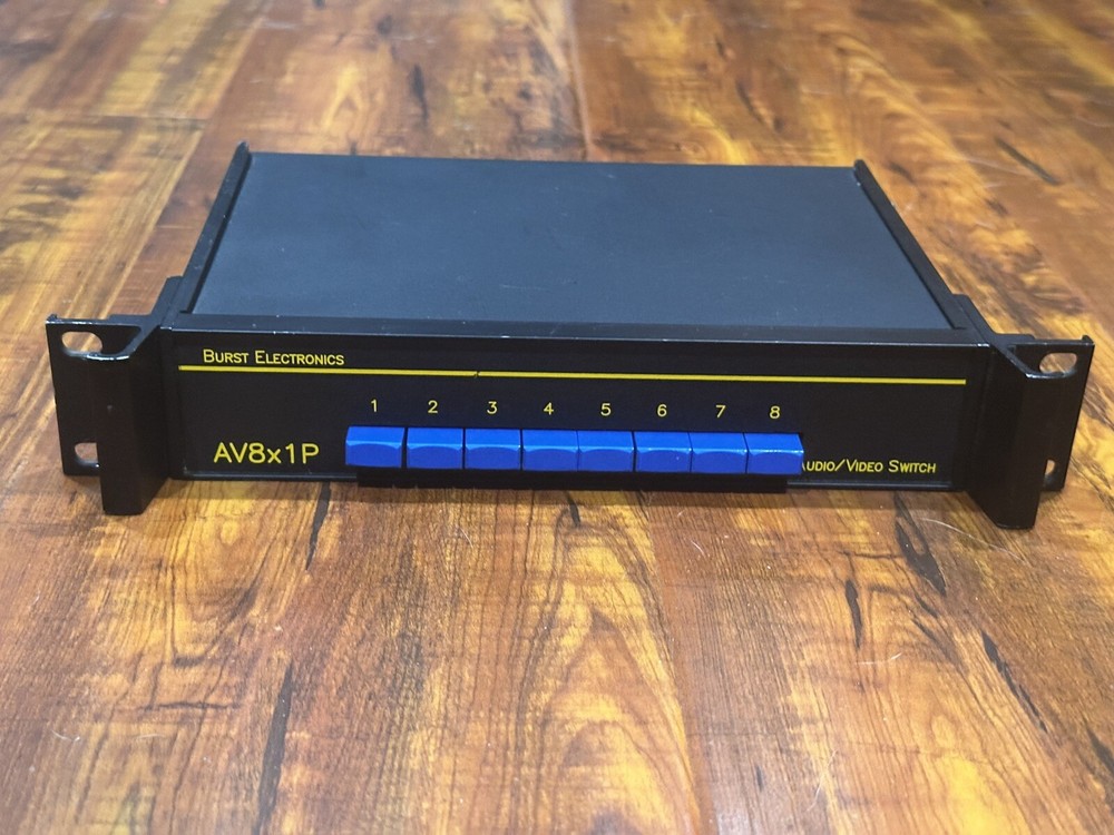 Burst Electronics AV8x1P Passive 8-Channel Audio/Video AV Switch