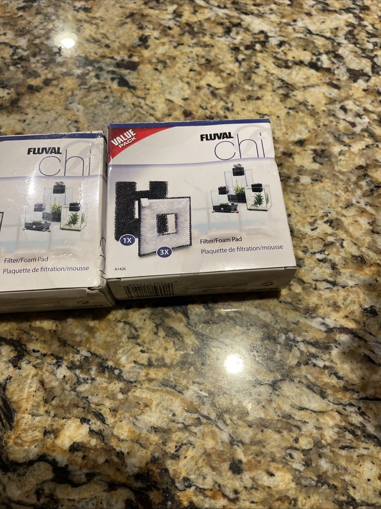 2-Fluval Chi Filter Foam Pad Combo Pack New