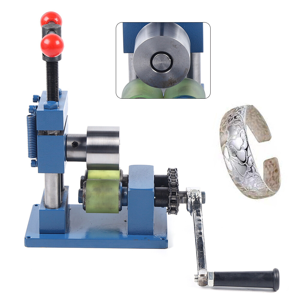 Hand Crank Jewelry Ring Bracelet Press Bending Machine Earring Processing Bender