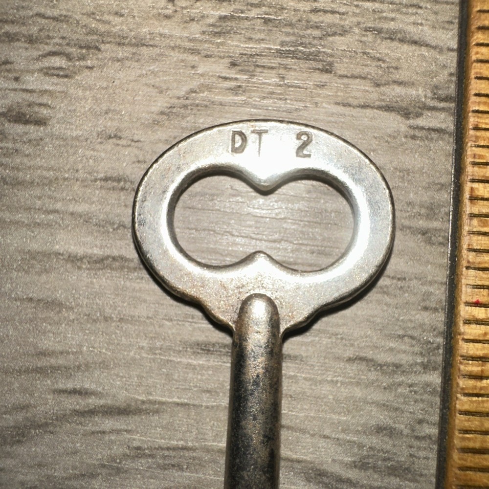 Antique Corbin Skeleton Key #DT 2 Solid Barrel