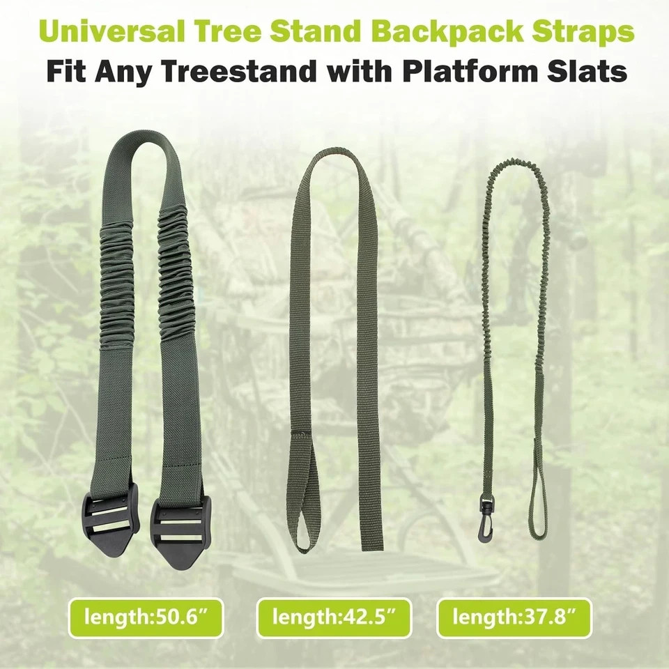 Shoulder & Tether Straps for Summit Treestands, Universal Climbing Stand...