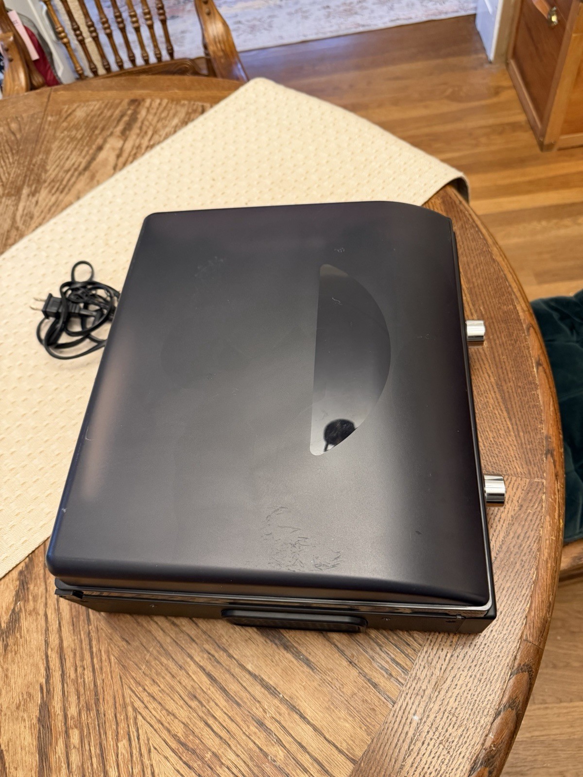 JENSEN JTA-460 3-Speed Stereo Turntable with MP3 Encoding System