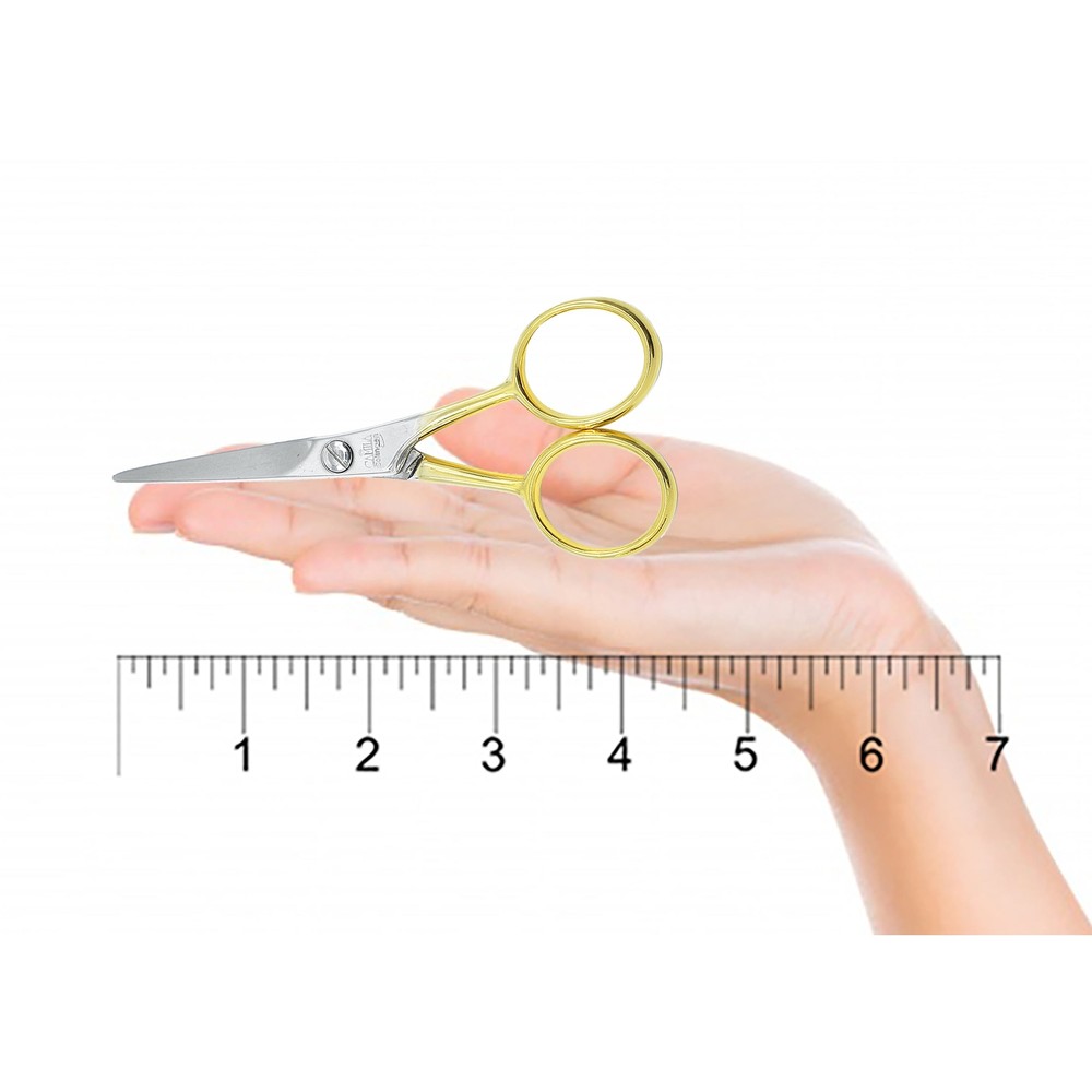 4.5" Gold Plated Professional Barber Shears