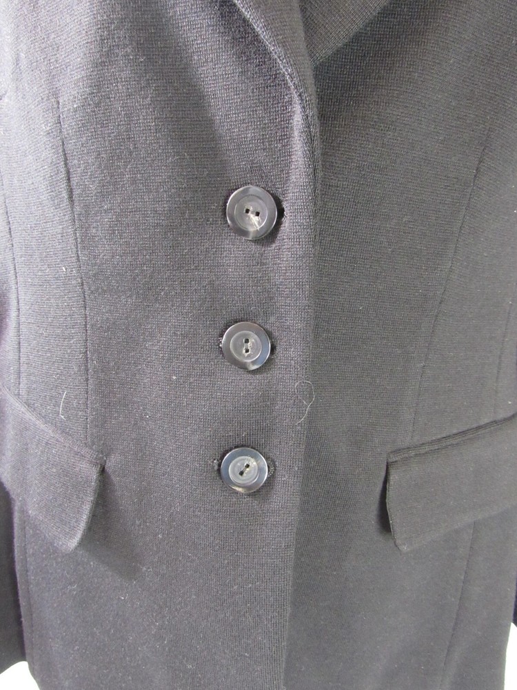Les Copans Black Blazer Jacket Size 52