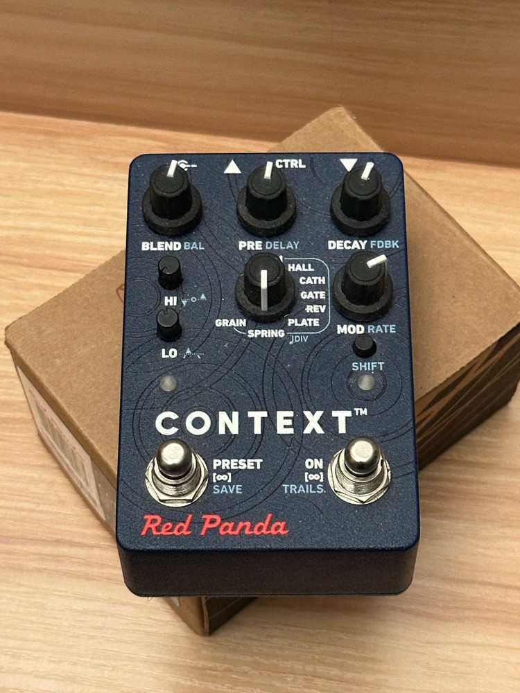 Red Panda Context 2 Reverb Delay Pedal