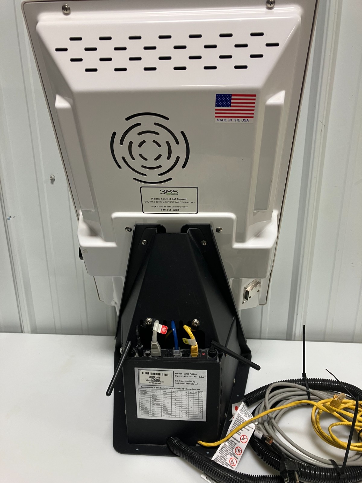 365 Retail Markets POS Self Checkout Micro Market Kiosk Model G3U/G3CA Free Ship