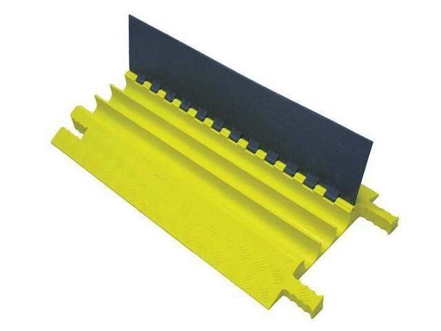 Cable Protector,Hinged,3 Channels,3 ft. POWER FIRST 32RX19