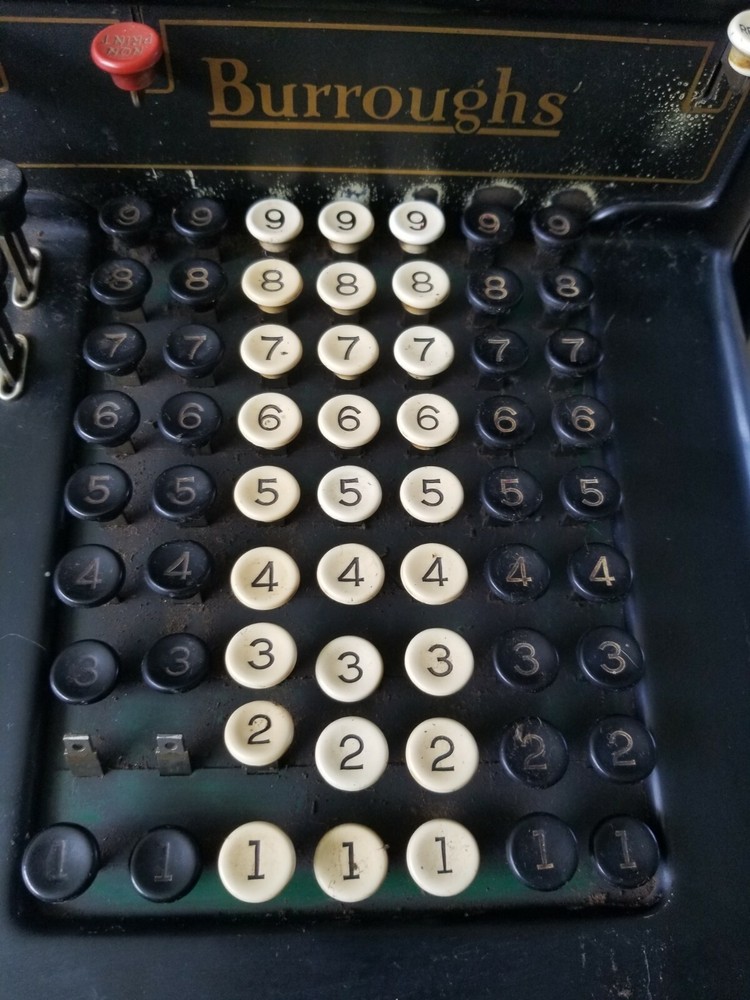 Antique Burroughs Adding Machine
