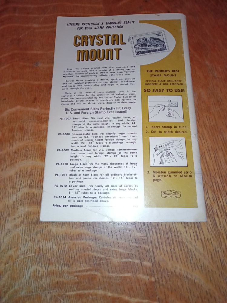 1961 H.E. Harris US Stamp Catalog First Edition Booklet