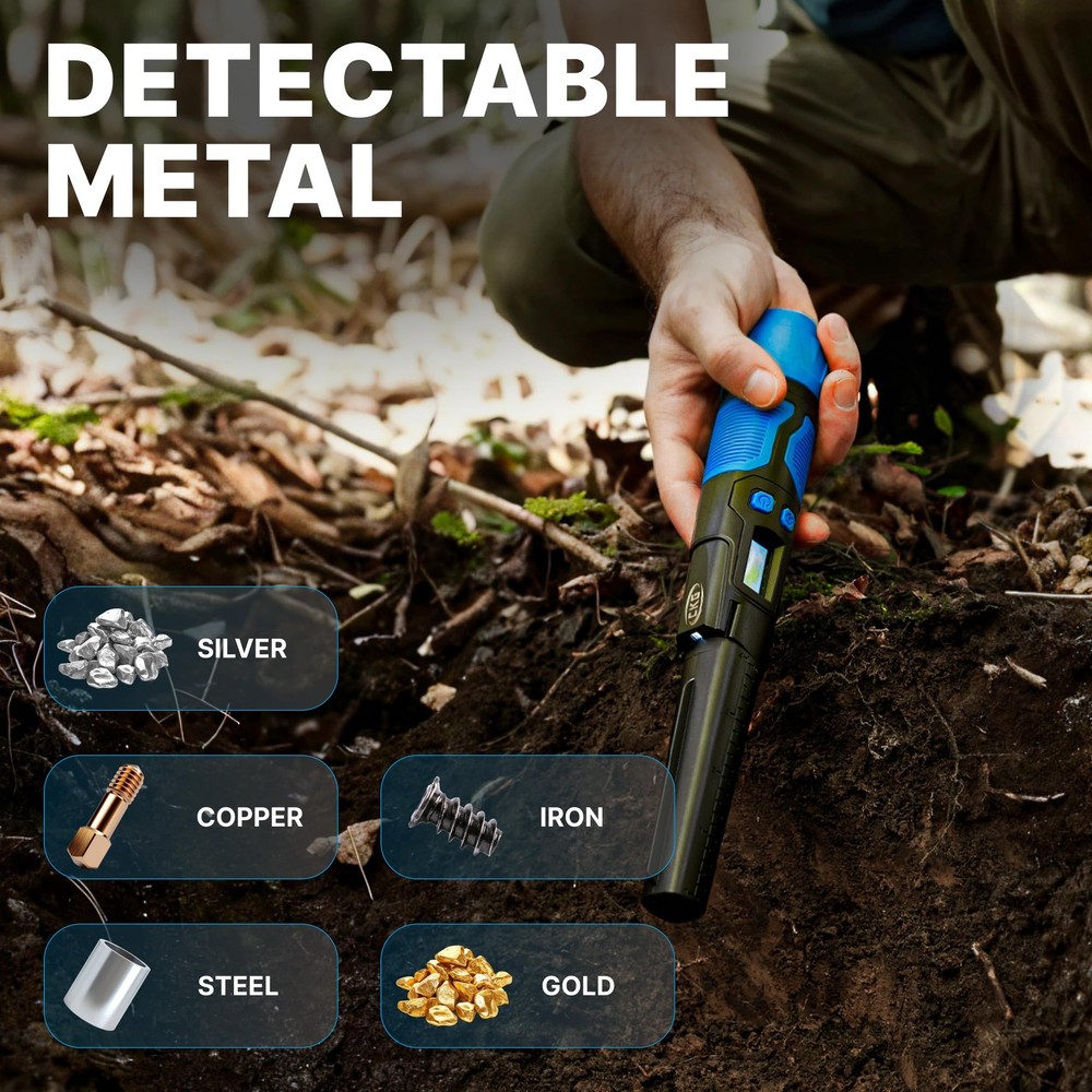 CKG Metal Detector Pinpointer 360° Detection
