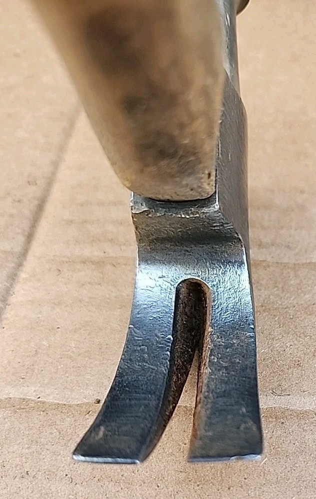 Vtg Heller USA Carpenter Claw Hammer Hickory Handle (Stamped Head)