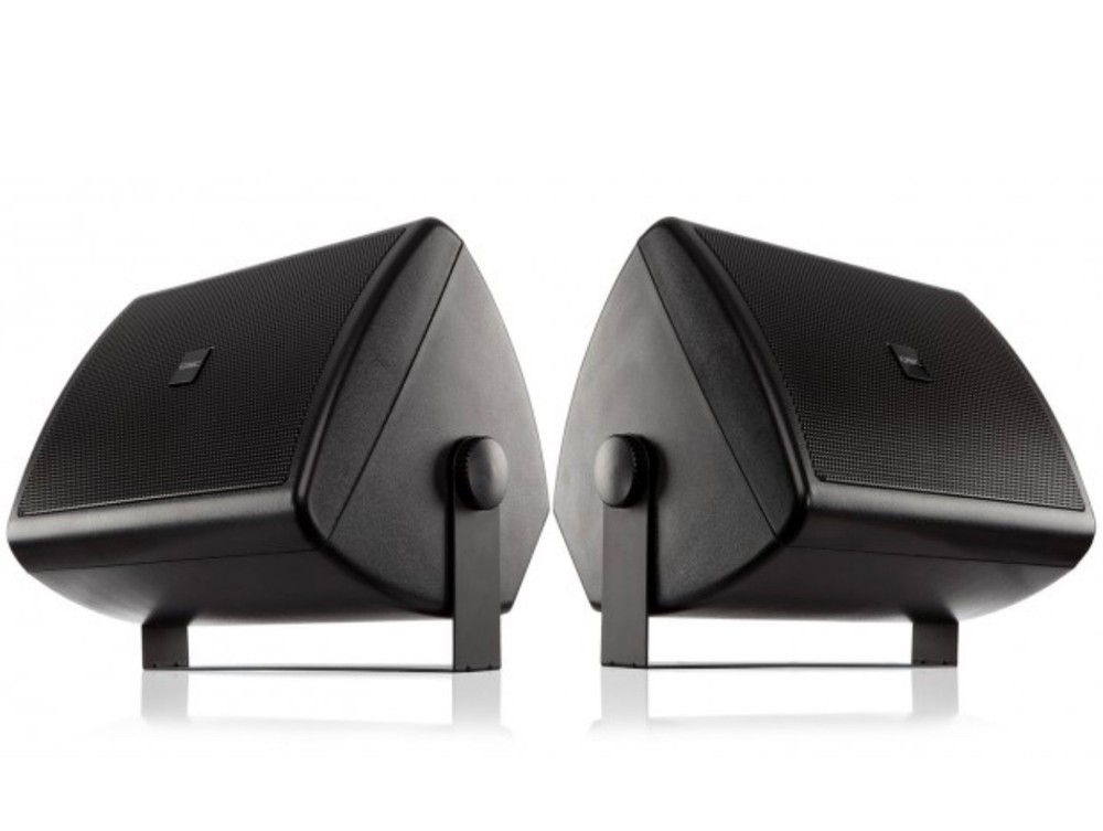 PAIR  QSC AC-S4T BK Surface Mount Speaker BLACK