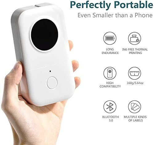 Phomemo D30 Mini Label Maker Machine Portable Wireless Small Thermal Printer