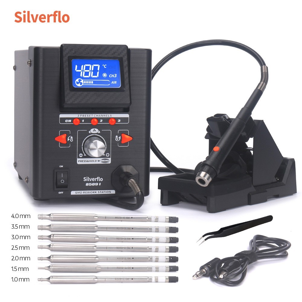 700W Digital Hot Air Rework Soldering Station Digital Display SMD Heat Gun