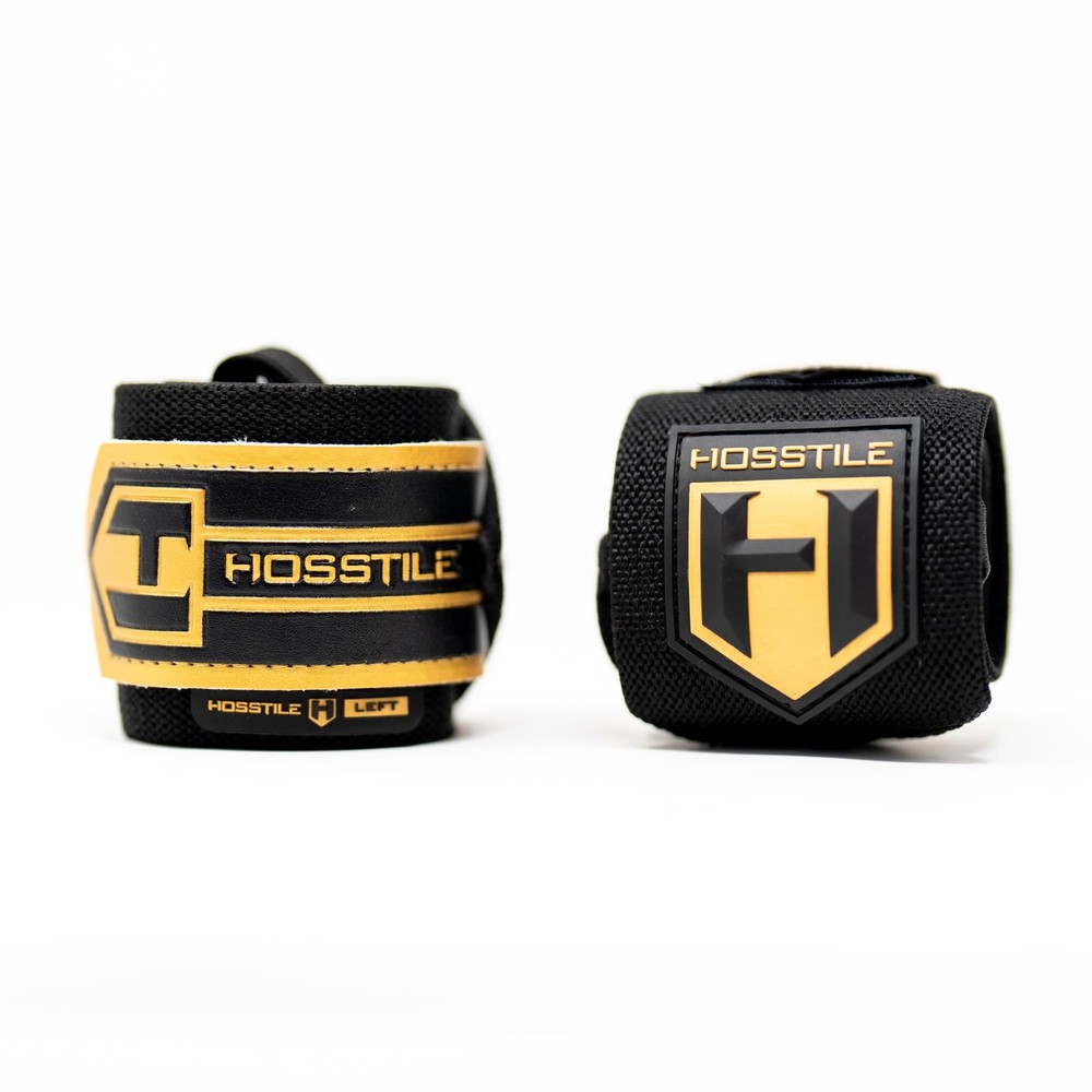Heavy Duty Wrist Support Wraps (Pair) – 18" Firm Joint Support, Durable Elast...