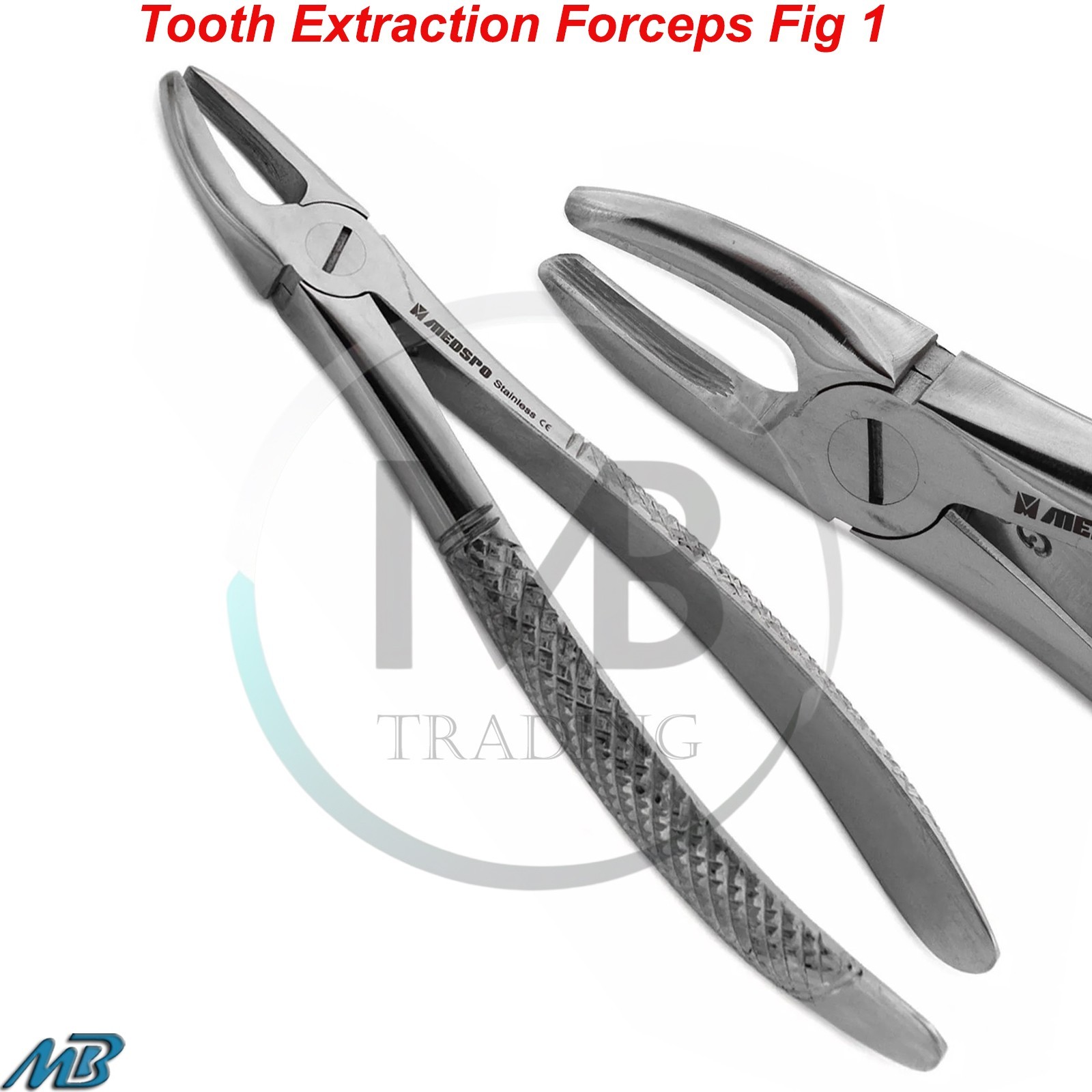 Dental Tooth Extraction Forceps Upper & Lower Molar Teeth Extracting Pliers CE