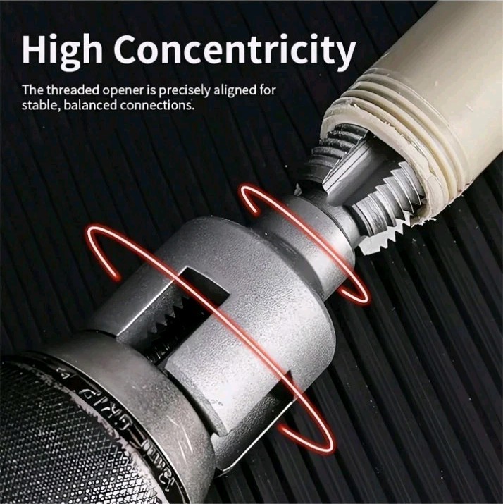 Manual Pipe Threader BSPT 1/2" & 3/4" Integrated Internal & External Tool