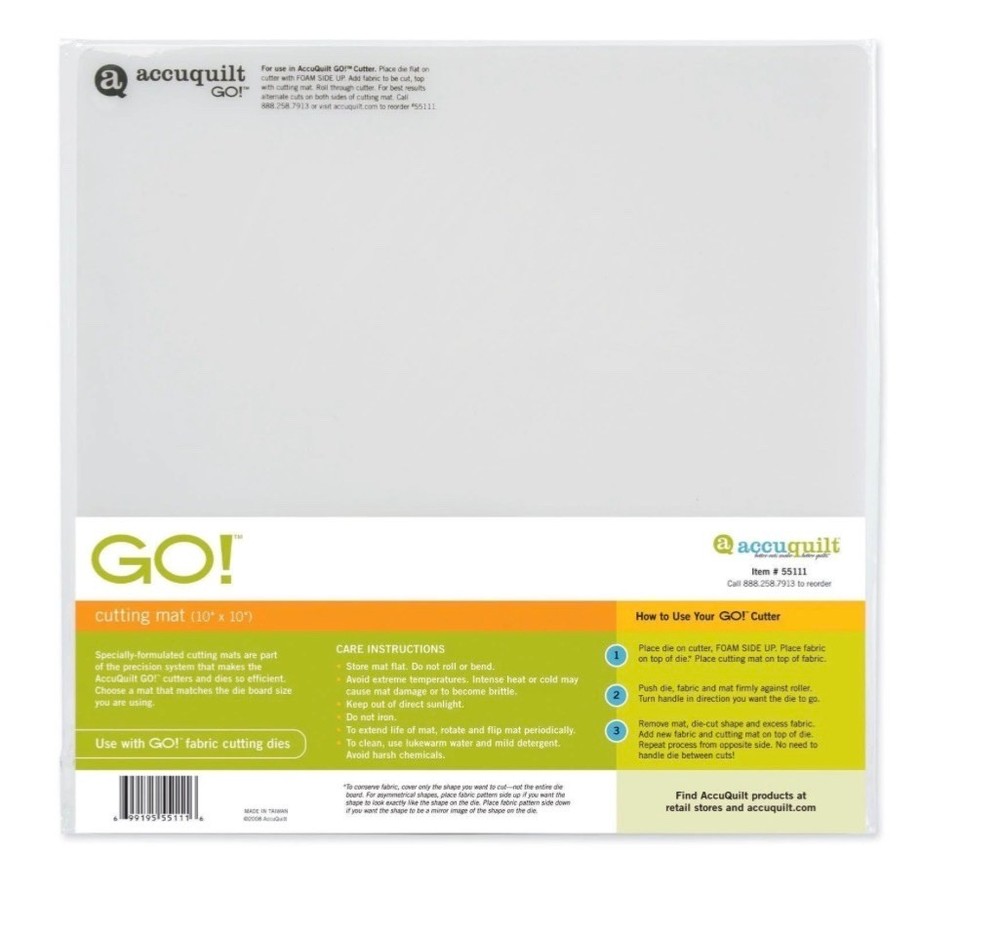 GO! cutting mat (10"x 10)