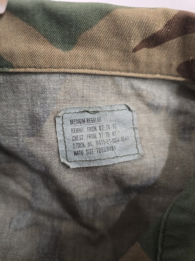 Coat Woodland Camouflage Pattern Combat Medium Regular #W20