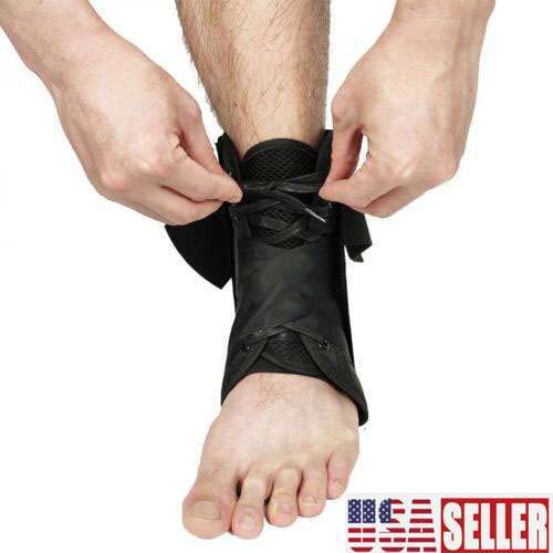 Ankle Brace Support Compression Stabilizer Foot Lace Up Wrap Pain Relief 2025