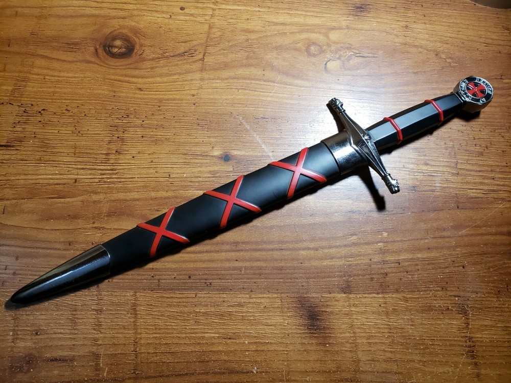 15" Templar Dagger Knife with Scabbard