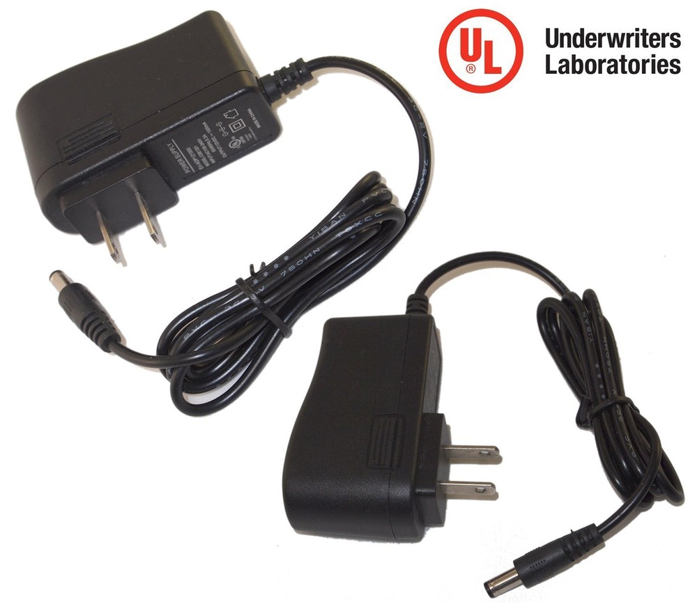 UL Listed 12V DC 1Amp Power Supply Switch Adapter CCTV Security System Camera x2