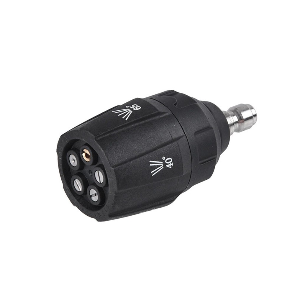 5-in-1 Adjustable Pressure Washer Nozzle Multi Rotating 1/4in Quick Connector