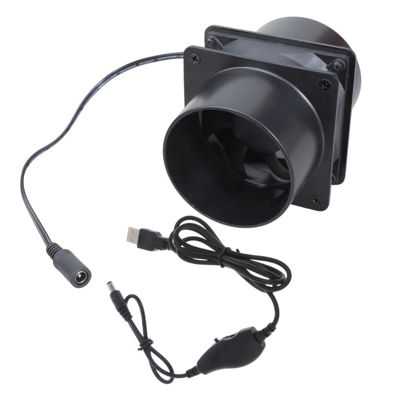 High Performances 55CFM Inline Duct Fan With USB Speed Controller For Soldering