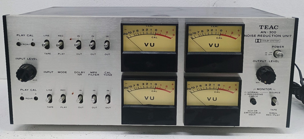 TEAC AN-300 Dolby Noise Reduction Unit – Vintage 4-Channel Processor
