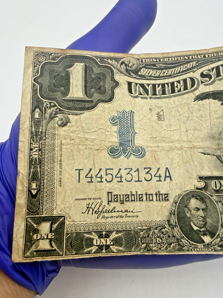 1899 $1 Silver Certificate “Black Eagle” Note Speelman / White Extremely RARE!!