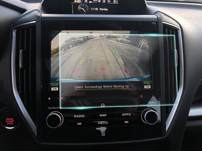 Crystal Clear Screen Protector for 2017 Subaru Impreza Vehicle Navigation
