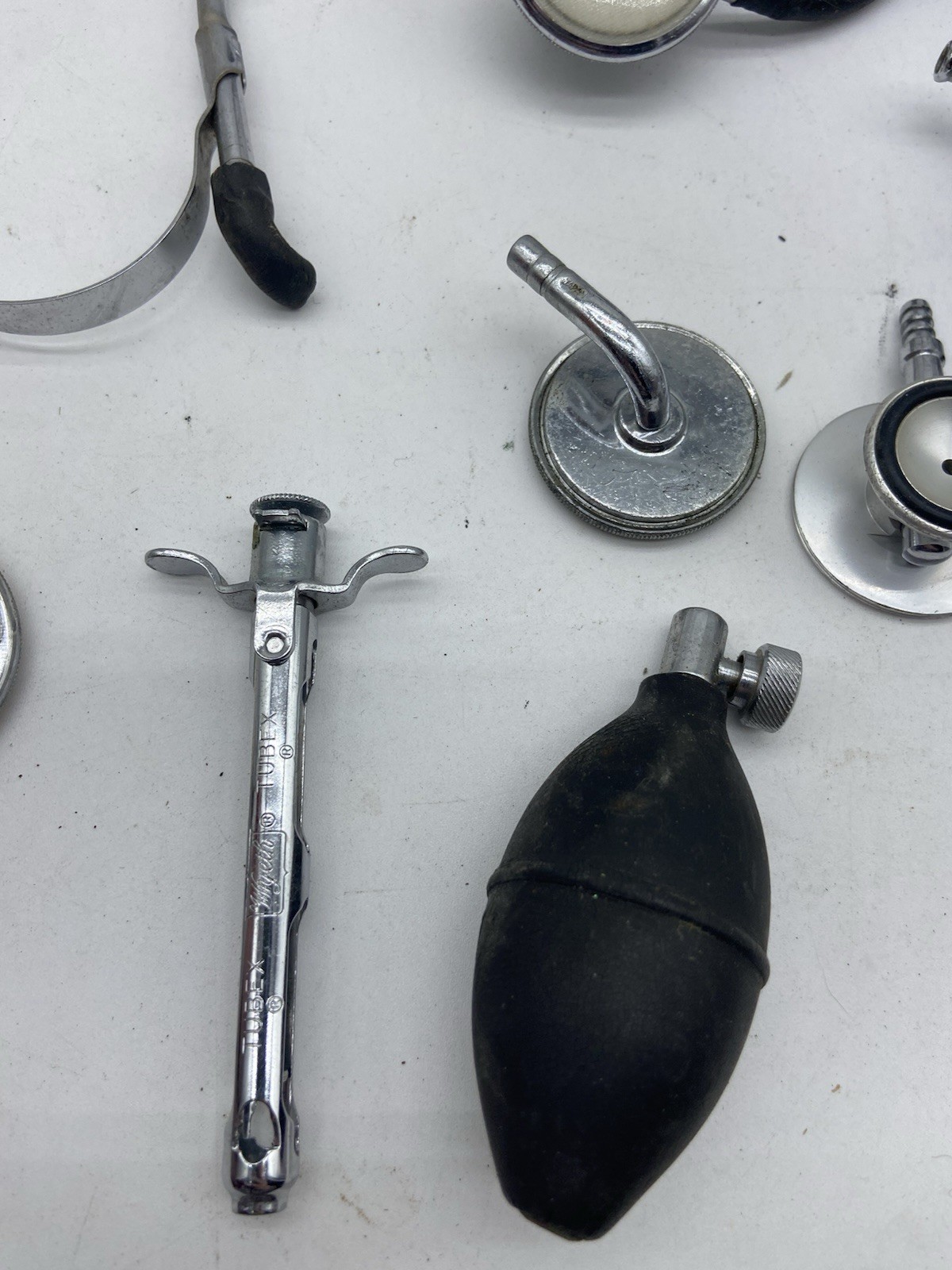 vintage stethoscope parts lot estate find untested