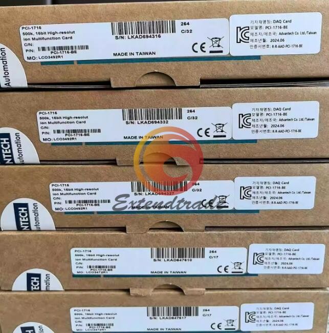 1PC ADVANTECH PCI-1716 PCI-1716-BE Multi-function Data Acquisition Card NEW