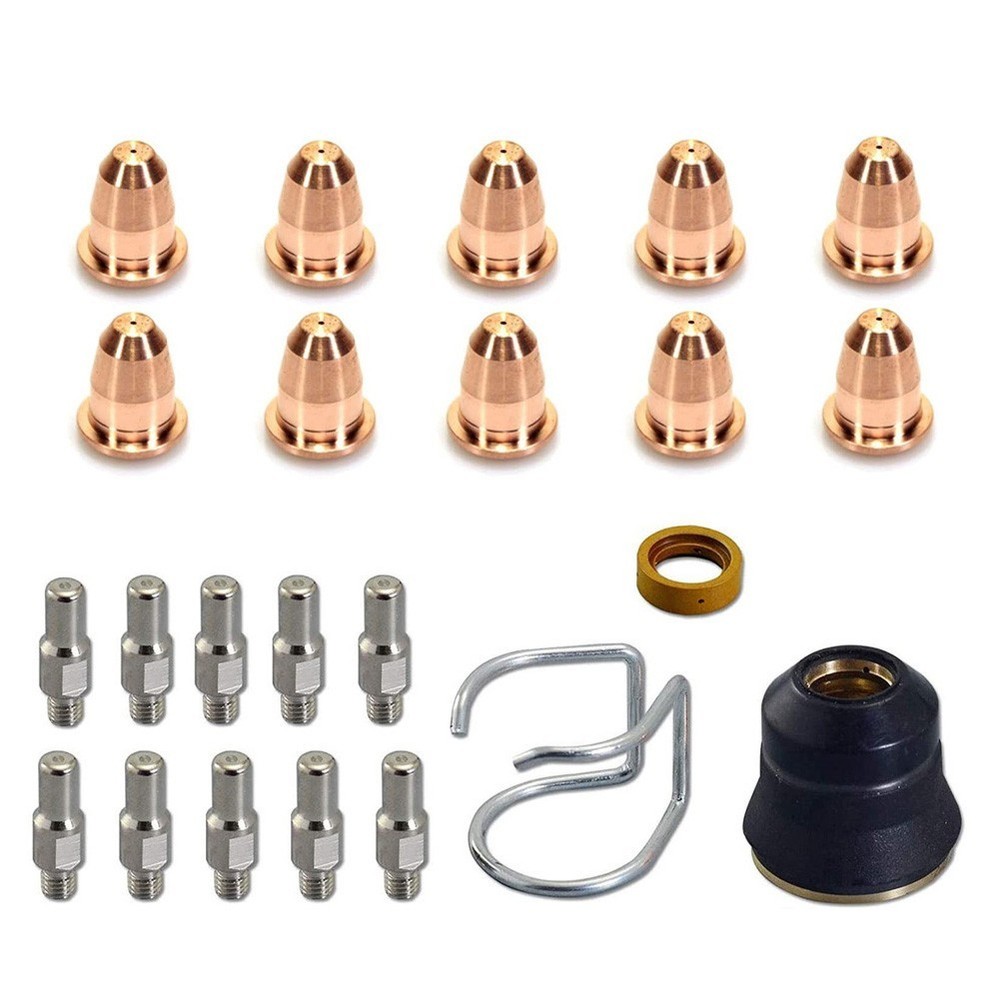 Plasma Torch Electrode PR0110 and Shield Cup PD011608 Kit for S45 Models