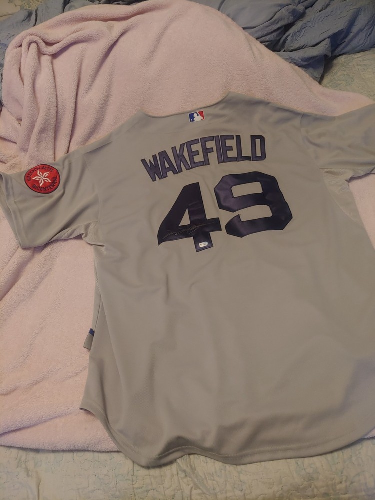 Tim Wakefield Autographed RED SOX Jersey