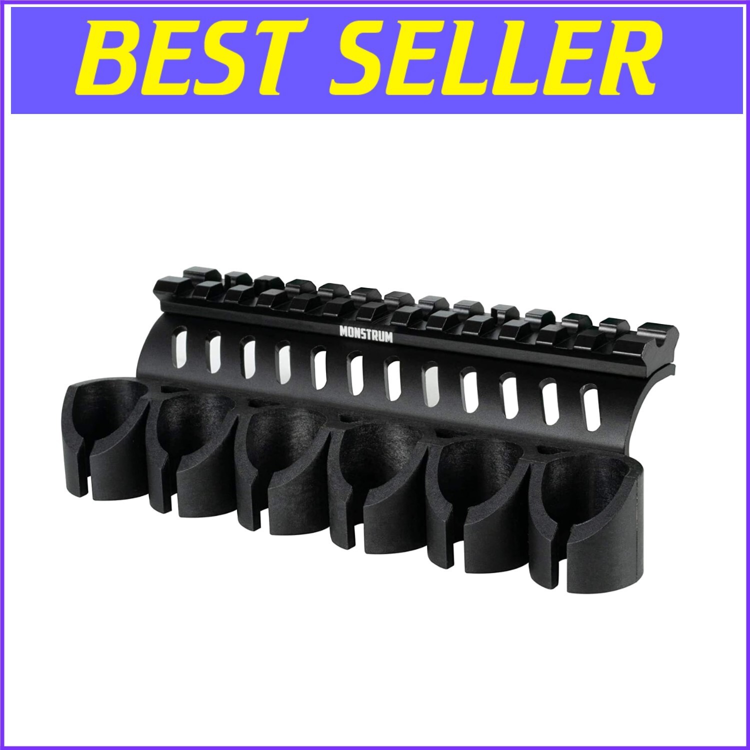 Durable Metal 12 Gauge Side Saddle For Mossberg 590 Easy Install Design