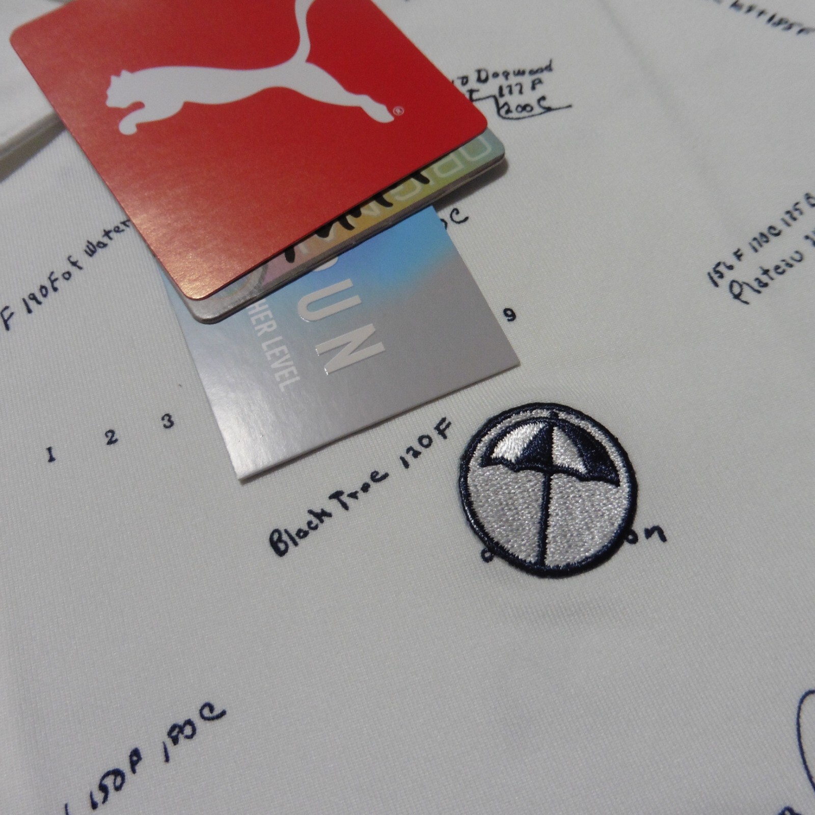 PUMA Arnold Palmer AP Scorecard Men's Golf Polo Shirt M White