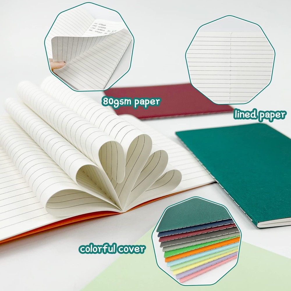 Small Notebooks 60 Pack Mini Notebooks bulk Pocket Notebooks set,journal bulk...