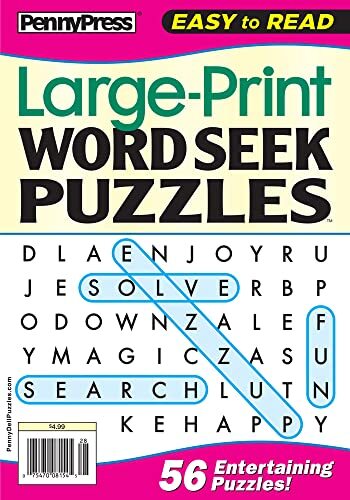 Penny Dell Favorite Large Print Word Seek 8-Pack