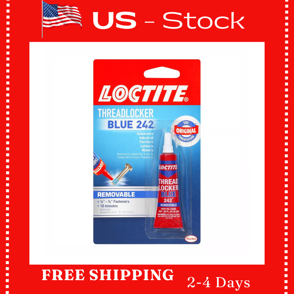 Loctite Threadlocker Blue - 242 6 ml, 1 Pack